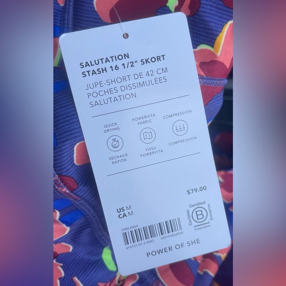 Athleta Vibrant Floral Activewear Set - Picture 8 of 8